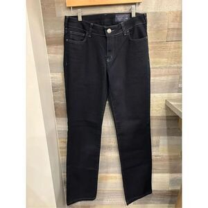 M. Officer 44 (2/4) curvs dark wash straight cut stretchy jeans